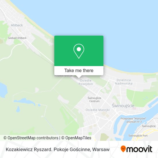 Kozakiewicz Ryszard. Pokoje Gościnne map