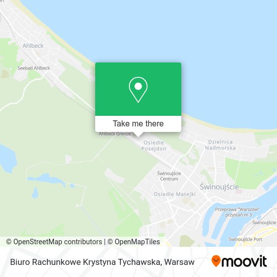 Карта Biuro Rachunkowe Krystyna Tychawska