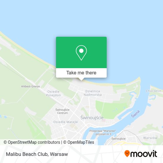 Malibu Beach Club map