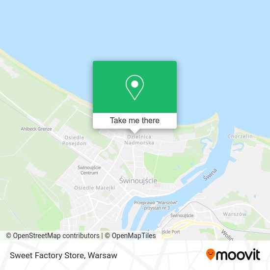 Sweet Factory Store map