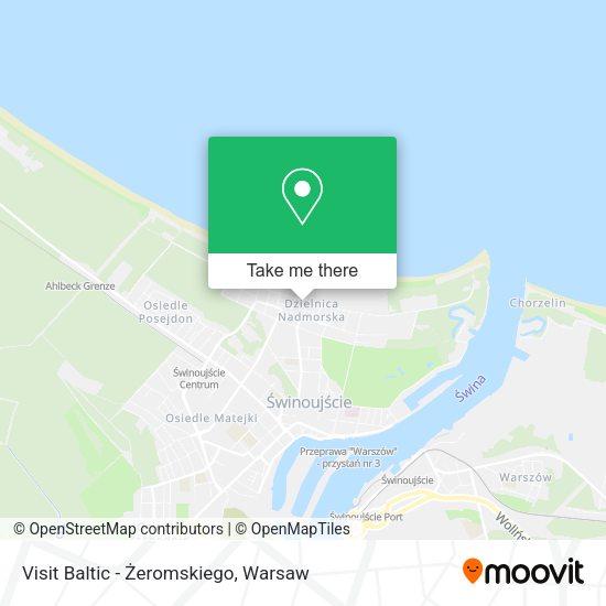 Visit Baltic - Żeromskiego map