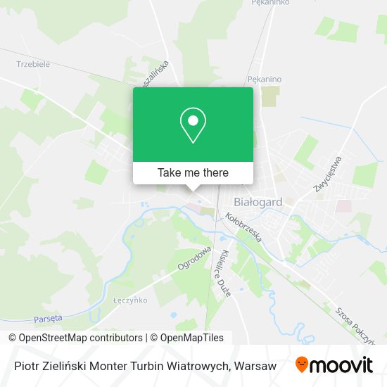 Piotr Zieliński Monter Turbin Wiatrowych map