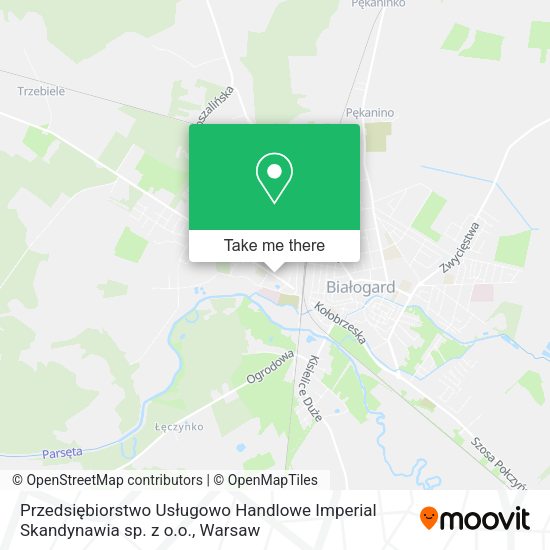 Przedsiębiorstwo Usługowo Handlowe Imperial Skandynawia sp. z o.o. map