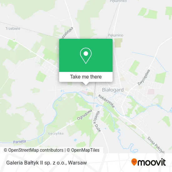 Карта Galeria Bałtyk II sp. z o.o.