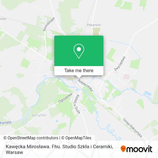 Kawęcka Mirosława. Fhu. Studio Szkła i Ceramiki map