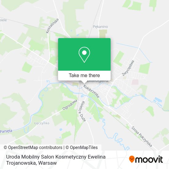 Uroda Mobilny Salon Kosmetyczny Ewelina Trojanowska map