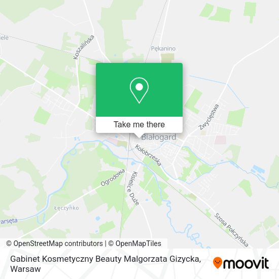 Gabinet Kosmetyczny Beauty Malgorzata Gizycka map