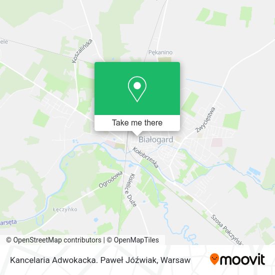 Kancelaria Adwokacka. Paweł Jóźwiak map