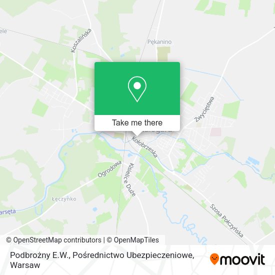 Карта Podbrożny E.W., Pośrednictwo Ubezpieczeniowe