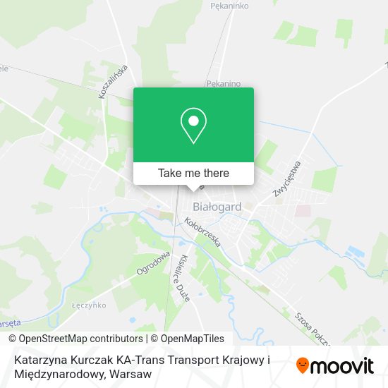 Katarzyna Kurczak KA-Trans Transport Krajowy i Międzynarodowy map