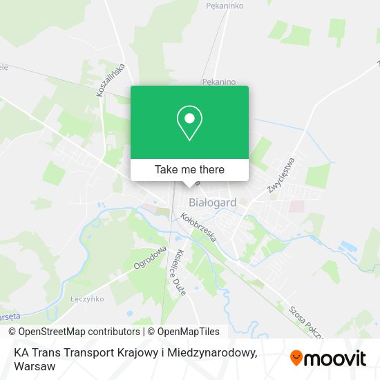 KA Trans Transport Krajowy i Miedzynarodowy map