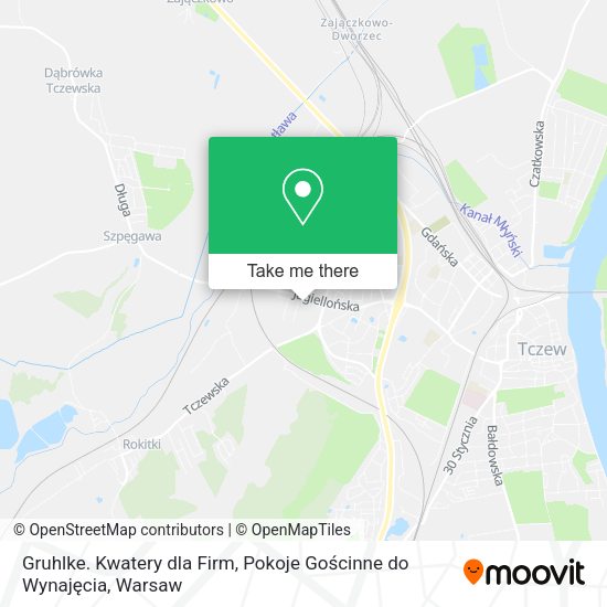 Gruhlke. Kwatery dla Firm, Pokoje Gościnne do Wynajęcia map