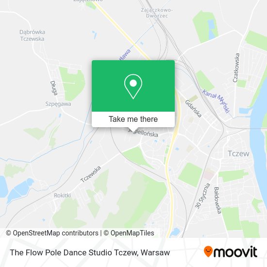 The Flow Pole Dance Studio Tczew map