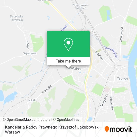 Kancelaria Radcy Prawnego Krzysztof Jakubowski map