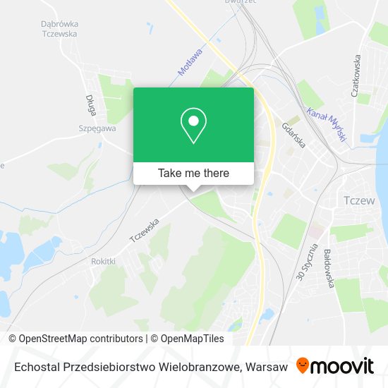 Echostal Przedsiebiorstwo Wielobranzowe map