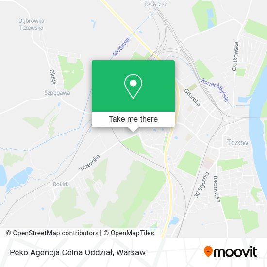 Peko Agencja Celna Oddział map