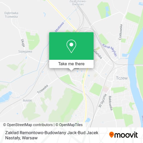 Zakład Remontowo-Budowlany Jack-Bud Jacek Nastały map