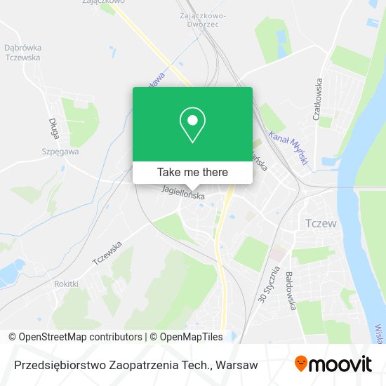 Przedsiębiorstwo Zaopatrzenia Tech. map