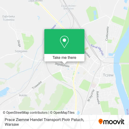 Карта Prace Ziemne Handel Transport Piotr Paluch