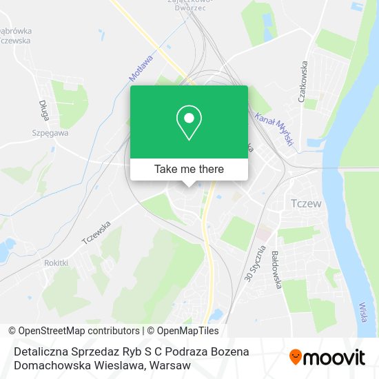 Detaliczna Sprzedaz Ryb S C Podraza Bozena Domachowska Wieslawa map