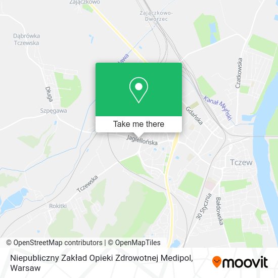 Niepubliczny Zakład Opieki Zdrowotnej Medipol map