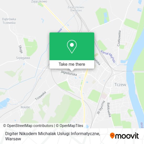 Digiter Nikodem Michalak Usługi Informatyczne map