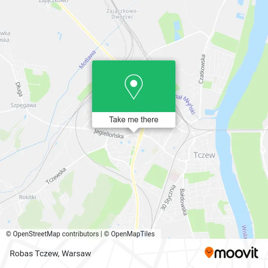 Robas Tczew map