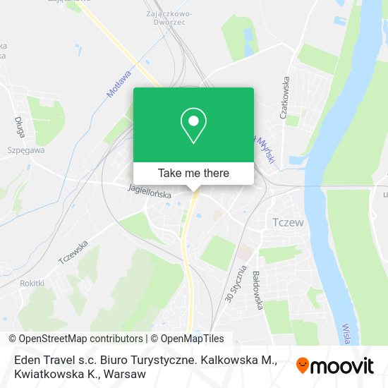 Eden Travel s.c. Biuro Turystyczne. Kalkowska M., Kwiatkowska K. map