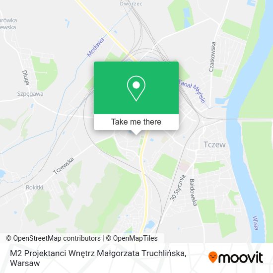 M2 Projektanci Wnętrz Małgorzata Truchlińska map