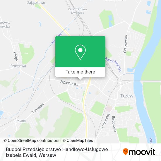 Budpol Przedsiębiorstwo Handlowo-Usługowe Izabela Ewald map