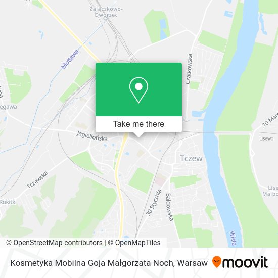 Карта Kosmetyka Mobilna Goja Małgorzata Noch