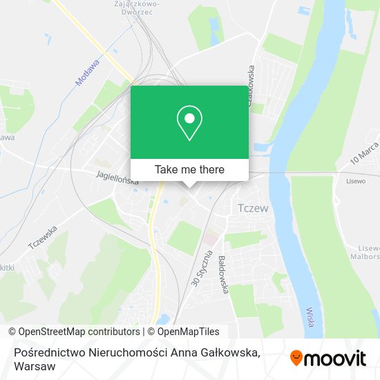 Pośrednictwo Nieruchomości Anna Gałkowska map