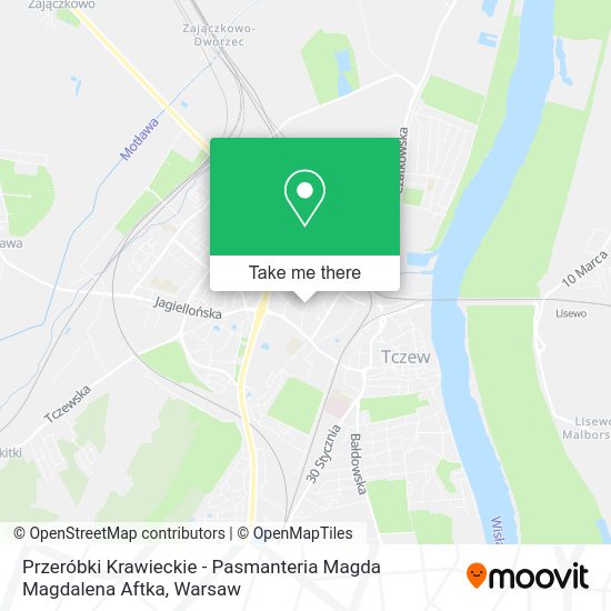 Przeróbki Krawieckie - Pasmanteria Magda Magdalena Aftka map