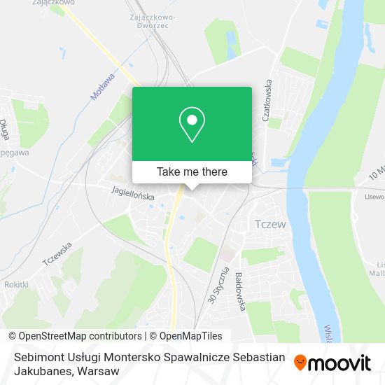 Sebimont Usługi Montersko Spawalnicze Sebastian Jakubanes map