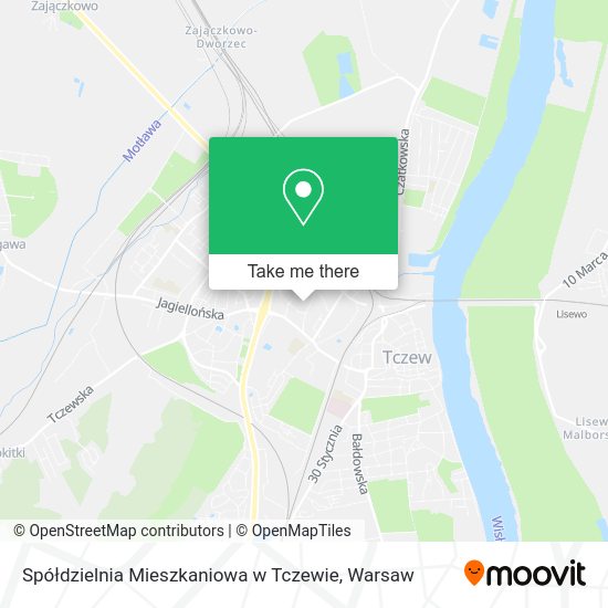 Карта Spółdzielnia Mieszkaniowa w Tczewie