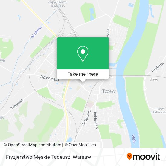 Fryzjerstwo Męskie Tadeusz map