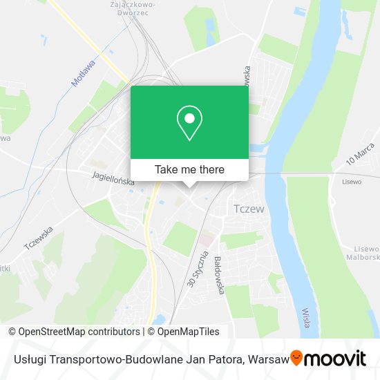 Карта Usługi Transportowo-Budowlane Jan Patora