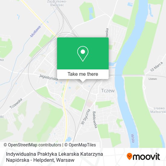 Indywidualna Praktyka Lekarska Katarzyna Napiórska - Helpdent map