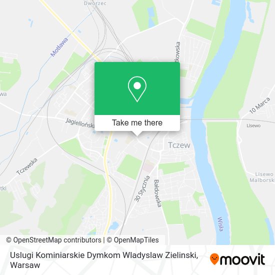 Uslugi Kominiarskie Dymkom Wladyslaw Zielinski map