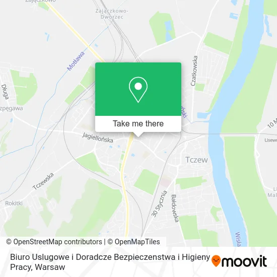 Карта Biuro Uslugowe i Doradcze Bezpieczenstwa i Higieny Pracy