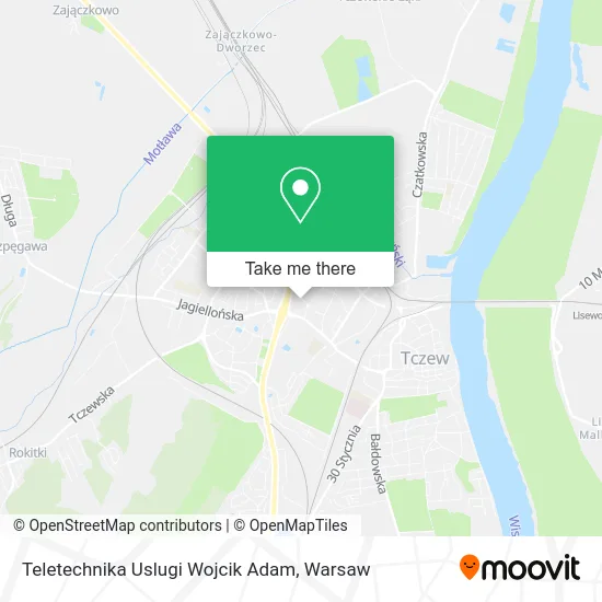 Карта Teletechnika Uslugi Wojcik Adam