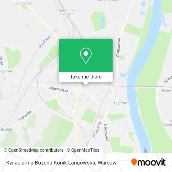 Kwiaciarnia Bozena Konik Langowska map