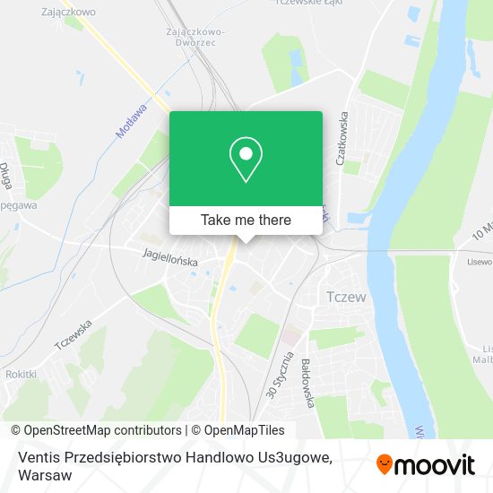 Ventis Przedsiębiorstwo Handlowo Us3ugowe map