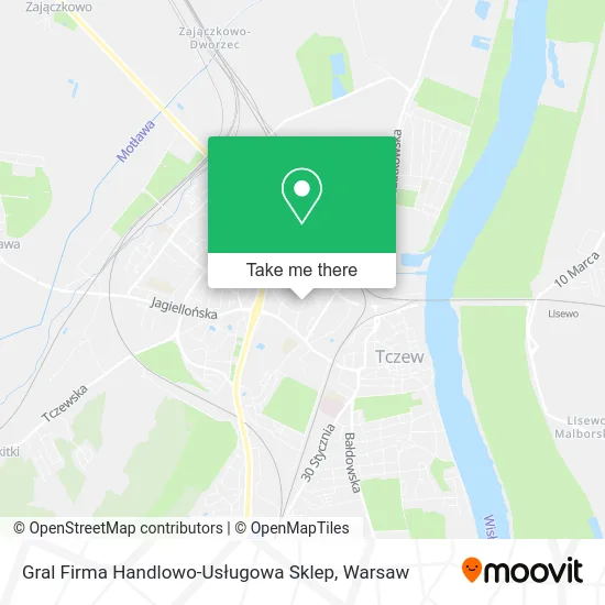 Gral Firma Handlowo-Usługowa Sklep map