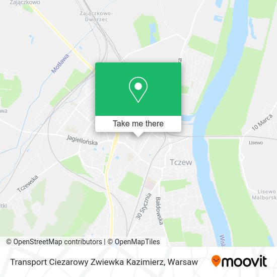 Карта Transport Ciezarowy Zwiewka Kazimierz