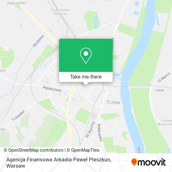 Agencja Finansowa Arkadia Paweł Pleszkun map