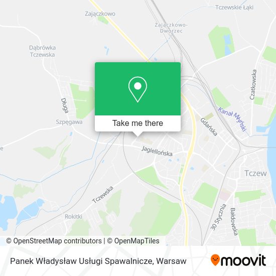 Panek Władysław Usługi Spawalnicze map