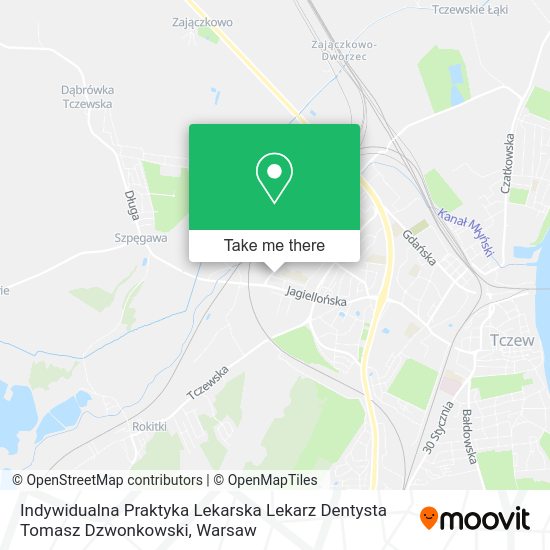 Indywidualna Praktyka Lekarska Lekarz Dentysta Tomasz Dzwonkowski map