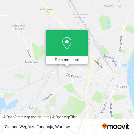 Zielone Wzgórze Fundacja map