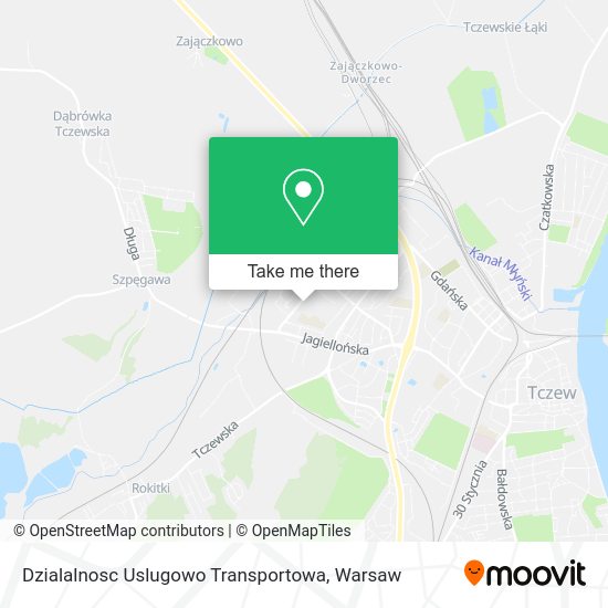 Dzialalnosc Uslugowo Transportowa map